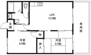 アネックスモリヤマ　Ｃ棟の物件間取画像